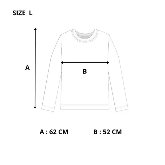 A New Day Blue Women’s Sweatshirt - Long Sleeve Crewneck Pullover, Size L - Picture 7 of 7